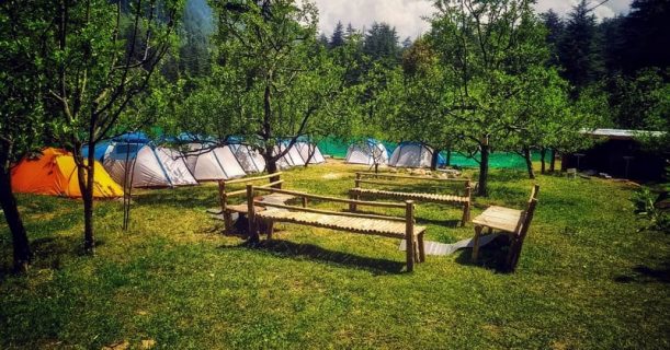Camping in a Sunny Day with Beautiful view - Lamadugh Trek
