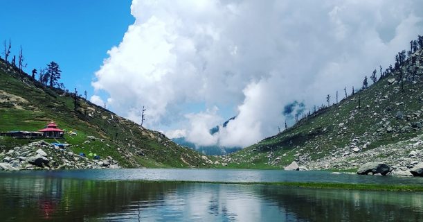 Mountain Lake with Perfect View at Sunny Day - Kareri Lake Trek