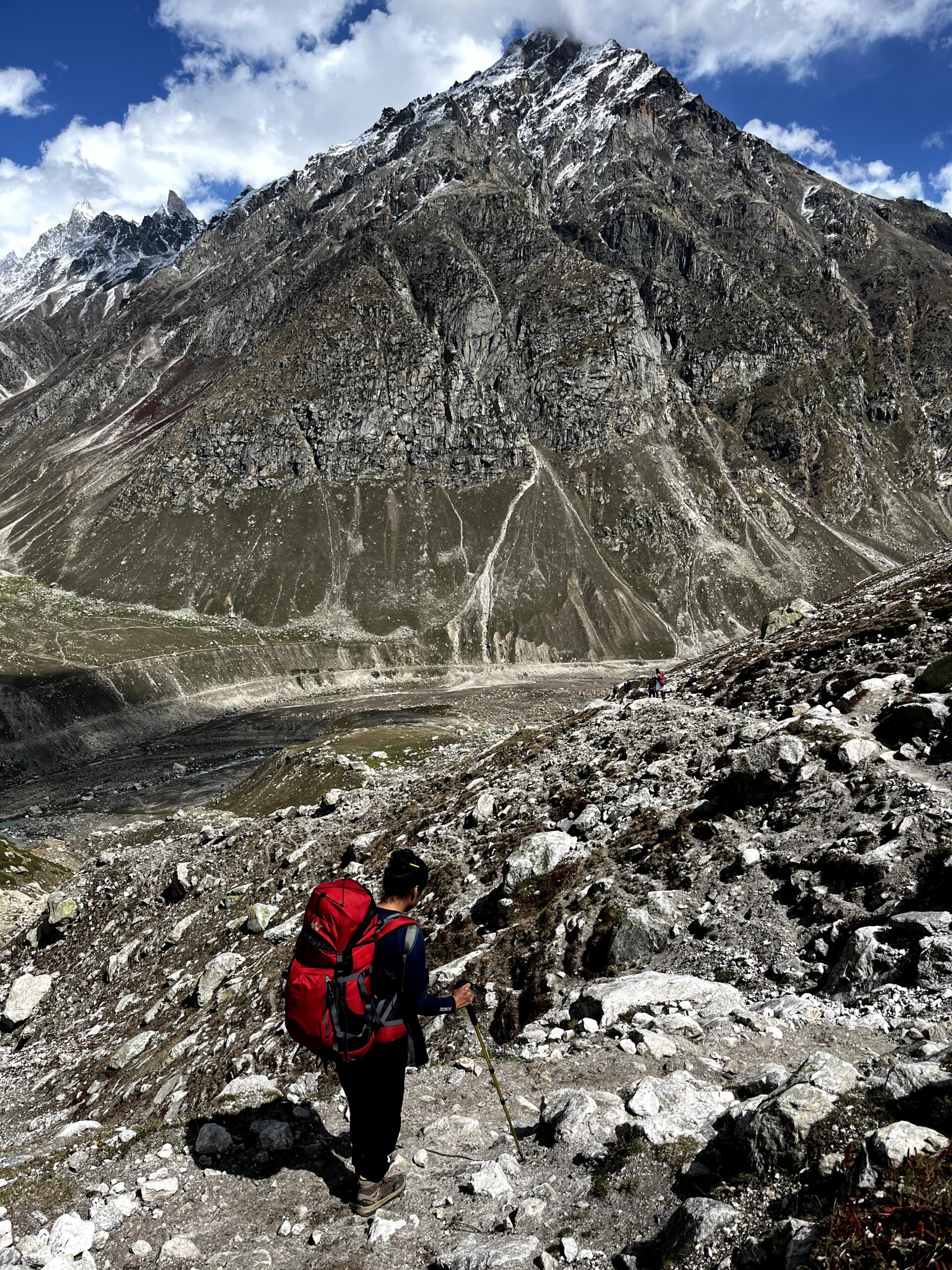 Hampta Pass Trek mountain trail