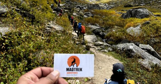 Hampta Pass Trek panoramic mountain view