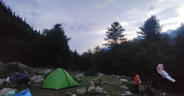 Amazing Sunrise View at Kheerganga Trek