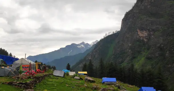 Beautiful View Nature at Kheerganga Trek