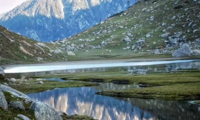 Green Lake Surrounded by Mountain - Kareri Lake Trek