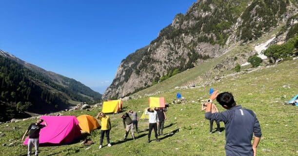 Beautiful View Nature at Hampta Pass Trek