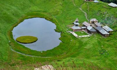 Beautiful Lake Surrounded by Mountain - Prashar Lake